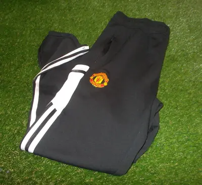 Manchester United Staff Issue Training Worn Track Bottoms 2021/22 (L) • £15