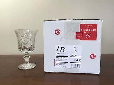 NOS ~ La Rochère AMBOISE Footed Water Glass ~ Set Of 6  ~ NEW • $74.99