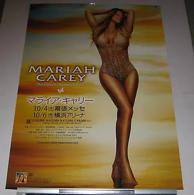 $0 Ship! MARIAH CAREY Japan PROMO POSTER Official 2014 Tour 72x51 Cm MORE Listed • $67.99