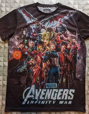 Mens Marvel Avengers Infinity War T Shirt Size Large Slim Fit T Shirt  • £10