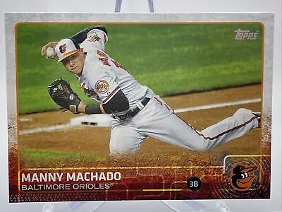 2015 Topps Manny Machado Baseball Card #136 Mint FREE SHIPPING • $1.45