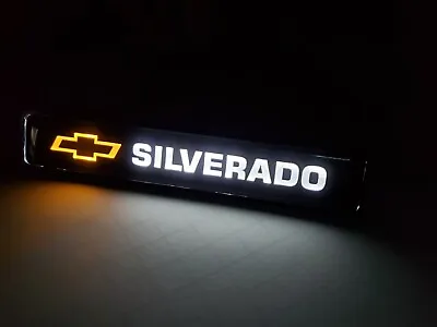 1PCS SILVERADO LED Logo Light Car For Front Grille Badge Illuminated Decal  • $13.99