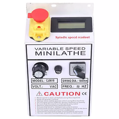 Lathe Control Box Speed Controller Assembly Switch For 0618‑3B 0618 AC220V • £100.33