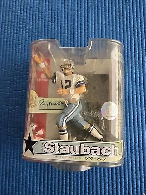 Roger Staubach NFL Legends Series 3 McFarlane   Cowboys Chase Variant Rare • $19.99