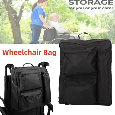 Large Mobility Scooter Shopping Bag Rear Backpack Waterproof Wheelchair Bag • $35.99