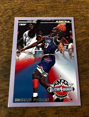 1993-94 Fleer All Star Weekend MICHAEL JORDAN #5 MJ GOAT HOF Bulls • $15