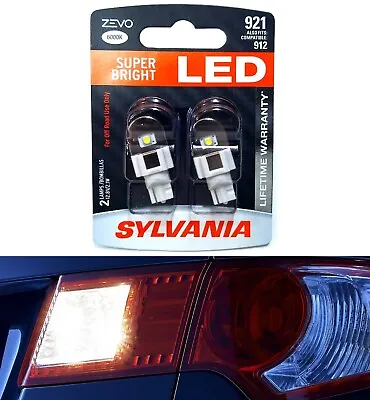 Sylvania ZEVO LED Light 921 White 6000K Two Bulbs Back Up Reverse Stock OE Fit • $27