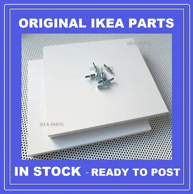 IKEA GNEDBY WHITE SHELF X2 & SHELF SUPPORTS X8 BRAND NEW MATCHES BILLY. CHOOSE • £3.95