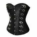 Buckle Effect Corset/basque  With Metal Clip Fastening - Free P+p • £24.99