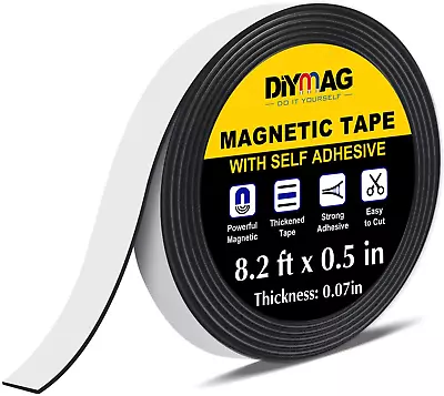 Magnetic Tape 1 Roll Magnetic Strip With Strong Self Adhesive Flexible Magnet T • $10.95