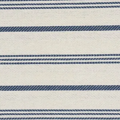 £1.79 • Buy Milford Stripe Navy White Cotton Fabric 280cm Herringbone Ticking French Curtain