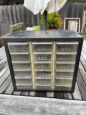 Vintage 18 Drawer Akro Mills Metal Storage Cabinet Organizer Small Parts EUC • $23.40