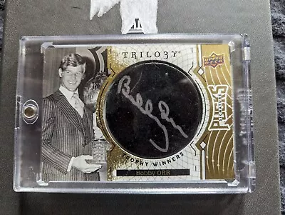 Bobby Orr  Trilogy Signature Puck Auto Upper Deck • $116.58