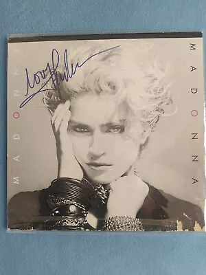 Original Lp First Album Signed By Madonna • $800