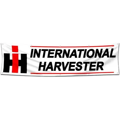 Banner International Harvester Farmall Ih Vinyl Sign Logo Mccormick Vintage Flag • $16.95