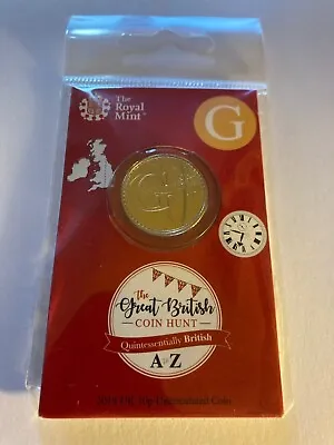 2018 G GMT 10p A - Z Alphabet LETTER UNCIRCULATED CARDED SEALED COIN HUNT • £3.99