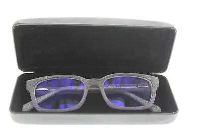 Legre Eyeglasses Frames LE240 C.677 50-19-140 Wood Grain Full Rim Purple Case • $34.95