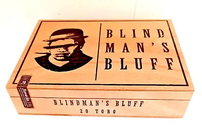 Sale! None On E-Bay Rare  Blind Man's Bluff  Wooden Cigar Box • $7