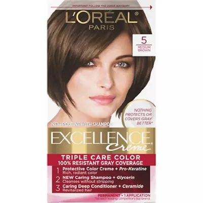 L'Oreal Paris Excellence Creme Permanent Hair Color (Pick Your Shade) • $14.88