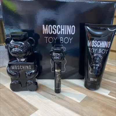 Moschino Toy Boy Men 3 Piece Gift Set - 3.4 Oz Eau De Parfum Spray • $112