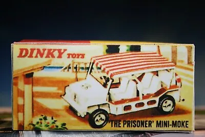 Mini Moke Dinky The Prisoner  Reproduction EMPTY BOX ONLY 106 • $7.28