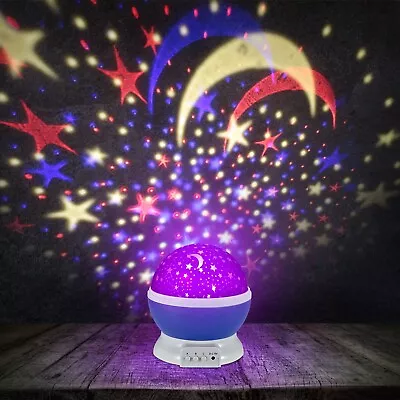 Kids LED Night Light Nebula Star Moon Constellation Birthday Toy For Children • $9.65