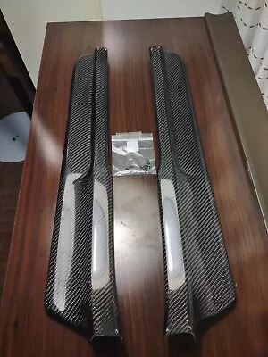 2Pcs Genuine Carbon Fiber Interior Door Sill Trim For Honda S2000 • $325