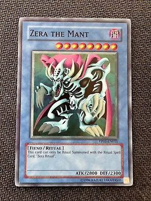 Yugioh Zera The Mant Unlimited Edition Super Rare PP01-EN011 LP/NM • $5