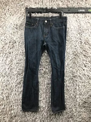 Bullhead Dillon Skinny Jeans Size 29x30 Mens Mid Rise Dark Wash Blue • $10.52