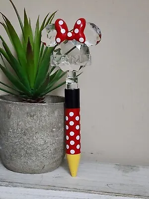 Disney Minnie Mouse Clear Shaped Head Pen • $14