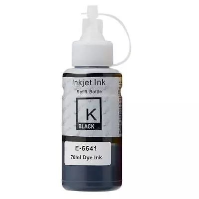 £5.30 • Buy 1 Black Ink Bottle For Epson EcoTank ET-2650 L110 L300 L361 L455 L565 L3050