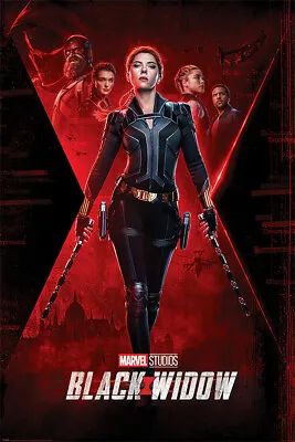 Black Widow - Marvel Movie Poster (Cast / Characters) (Size: 24  X 36 ) • $12.99