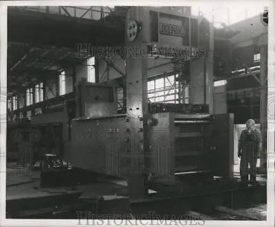 1957 Press Photo New Type Of Steel Mill Scrap Press Assembled In Milwaukee • $15.99