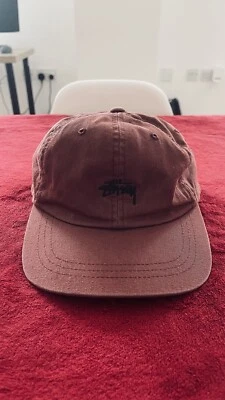 £11.90 • Buy Stussy 6-Panel Cap Soho Store - Burgundy RRP £45