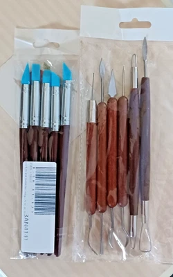 £6.99 • Buy Polymer Clay Tools Pottery Sculpting Art Modelling 2 Packs JOBLOT