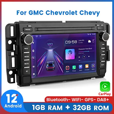 For Chevrolet GMC Buick Chevy CarPlay Android Car Radio Stereo GPS NAVI BT WIFI • $139.99