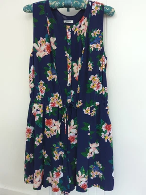$11.20 • Buy Marcs Blue Printed Playsuit/Jumpsuit Size 10 As New