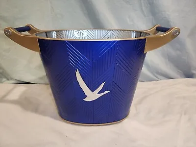 GREY GOOSE Blue Ice Bucket (Non-LED) NICE! • $59.99