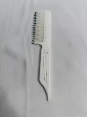Vintage 80s 90s Mebco White Detangling Comb Hair  • $16.50