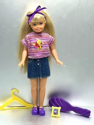 Vintage Flashlight Fun Stacie Barbie Doll Mattel 1997 Disney Shirt & Photo Shoes • $12.99