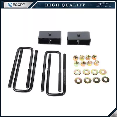 2  Rear Leveling Lift Kit For Toyota Tundra 1999-2021 2WD 4WD Steel Blocks+Bolts • $42.95