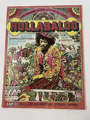 HULLABALOO September 1968 Jim I Hendrix Cover Magazine DOORS STONES More • $49.99