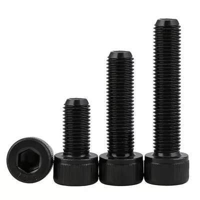 £3.11 • Buy M12 Hex Socket Cap Head Screws Bolt Fine Pitch Allen Key Steel High Tensile 12.9