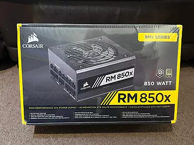 Corsair RM Series RM850x 850 Watt 80 PLUS Gold Certified Low Noice PSU NEW • £130