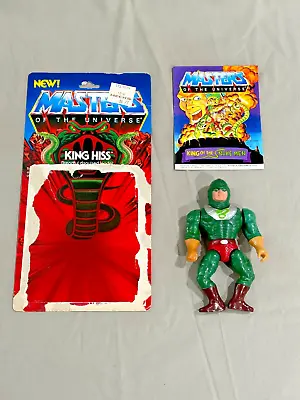 King Hiss Card & MiniComic Series 5 Vintage MOTU Action Figure Masters Universe • $32.38