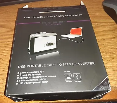 Hype HY-2010-TP Portable Cassette To Mp3 Converter • $15