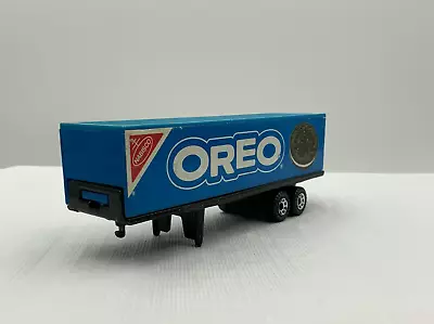 Vintage Matchbox Only Oreo Articulated Trailer Blue Die Cast • $12.99