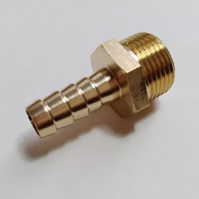 Fitting Metric M20 M20X1.5 Male To Barb Hose ID 3/8” Brass Adapter Fuel Air M902 • $7.80