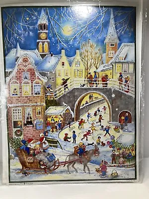 Vintage Christmas Advent Calendar By RS-Verla’s Germany NR-731 Original Packing • $10