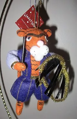 HEART FELTS Seasons Cannon Falls Circus Tiger Christmas Ornament New NWT • $34.99